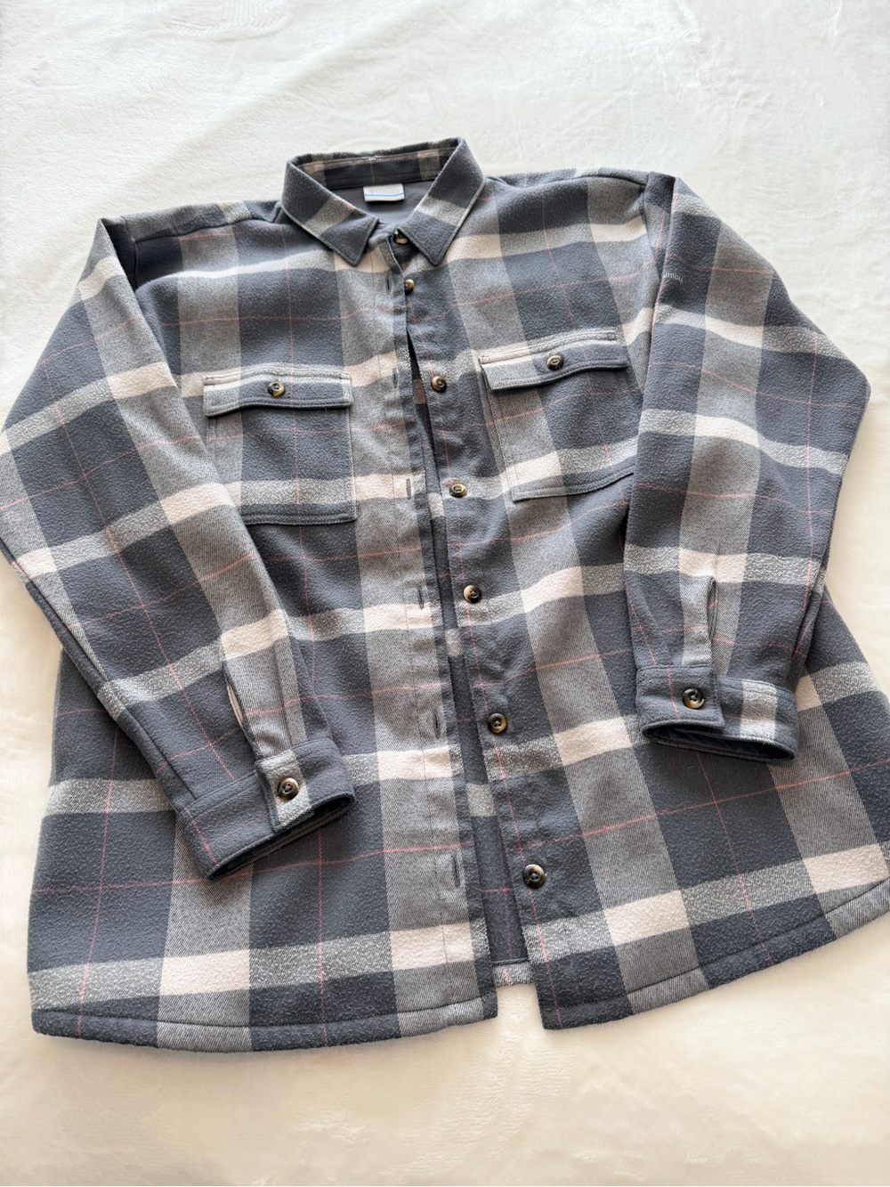 Columbia plaid Shacket - XL